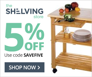 Save 5% On All Orders! Use code SAVEFIVE at TheShelvingStore.com